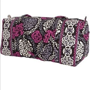 Vera Bradley Small Duffel Bag-Canterberry Magenta